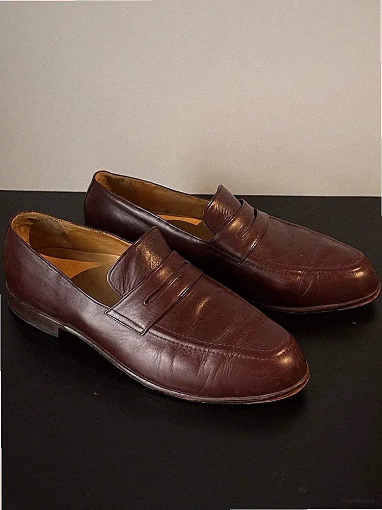 CARSTEN MOCH Handmade Bespoke Penny Loafers Burgundy Men’s EU 47 US 13