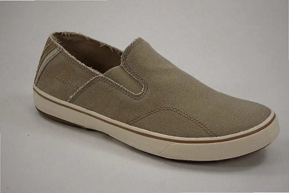 CAT Caterpillar Muni Canvas Oxford Slipper Loafer Herren Schuhe Halbschuhe