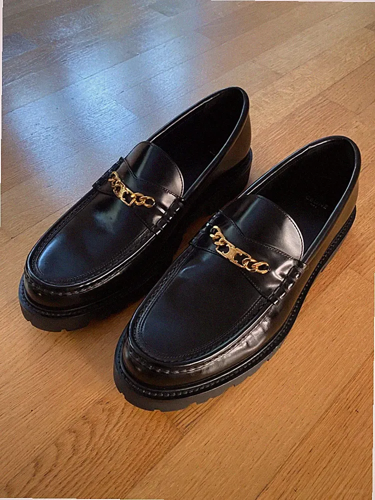 45 Loafer mit Kette