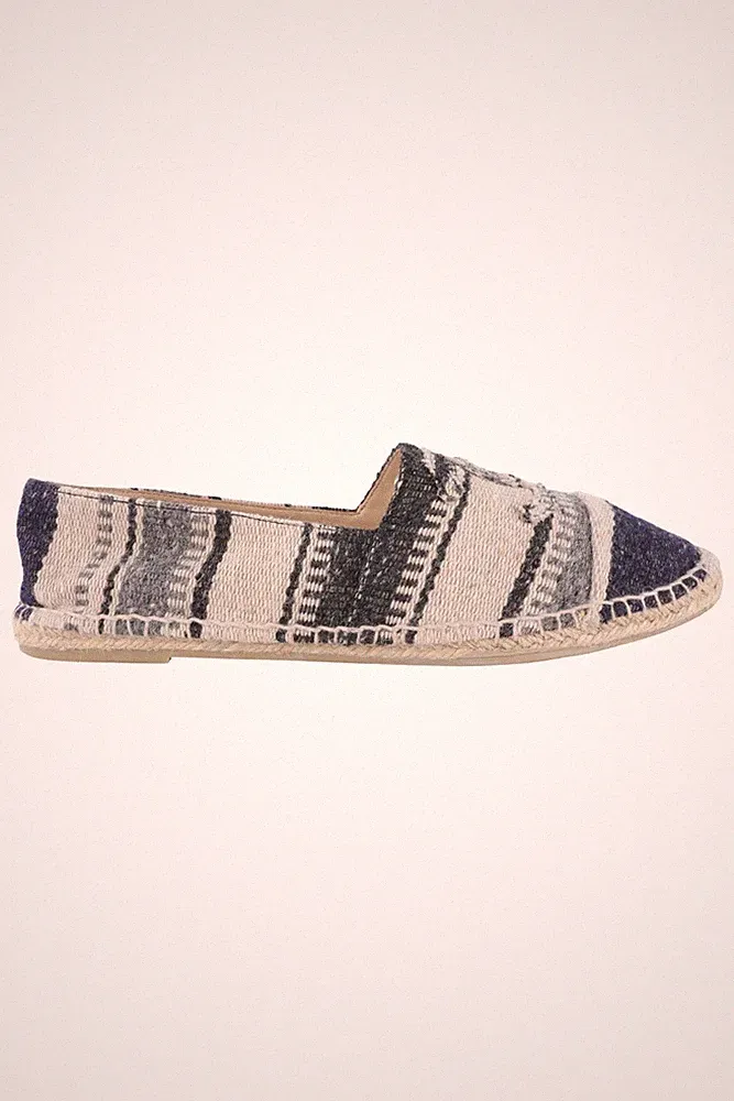 CHANEL NAVY HERREN WOVEN ESPADRILLES EU 43 UK 9 US 10