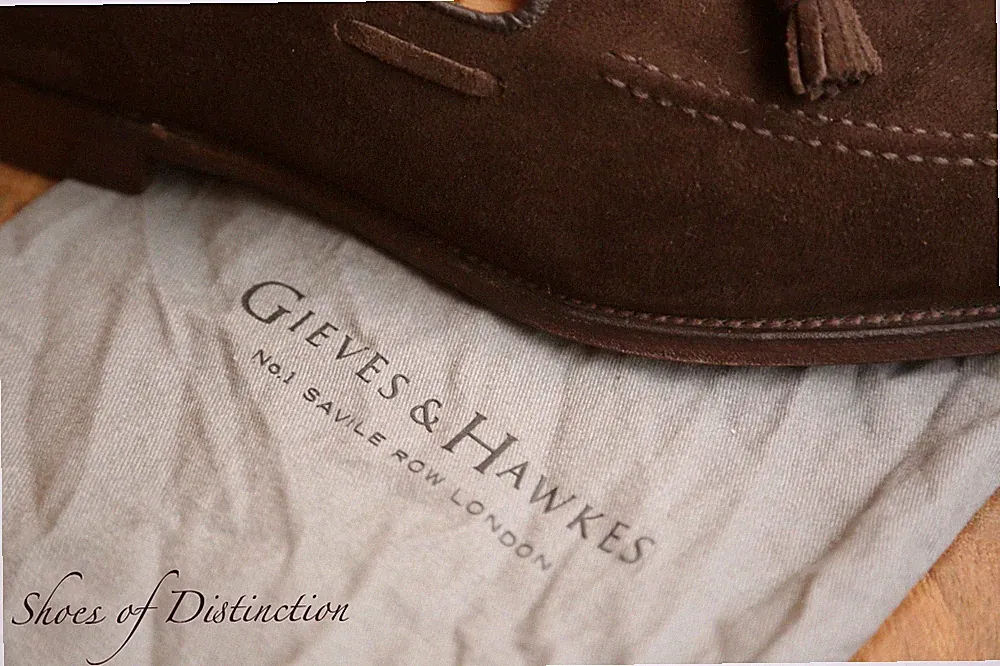 Cheaney Imperial Braun Wildleder Leder Quasten Schuhe Halbschuhe Herren UK 10...
