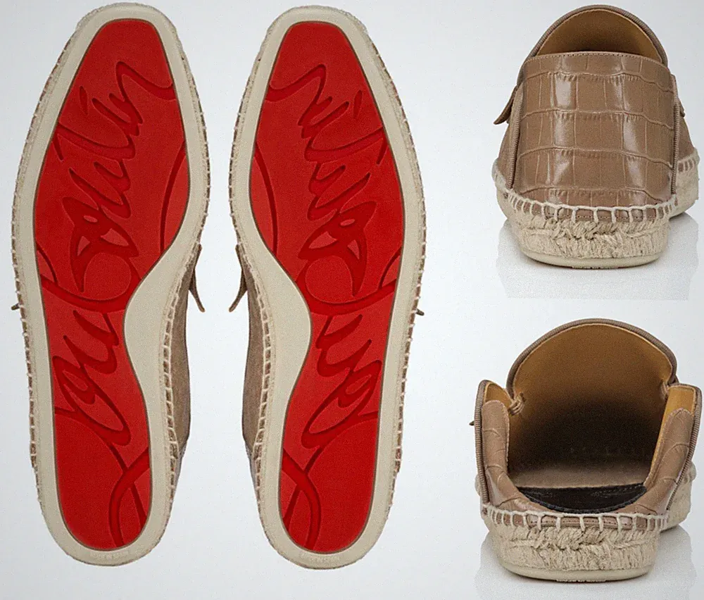 CHRISTIAN LOUBOUTIN Espadrilles Loafers Slippers Sneakers Schuhe Turnschuhe 42