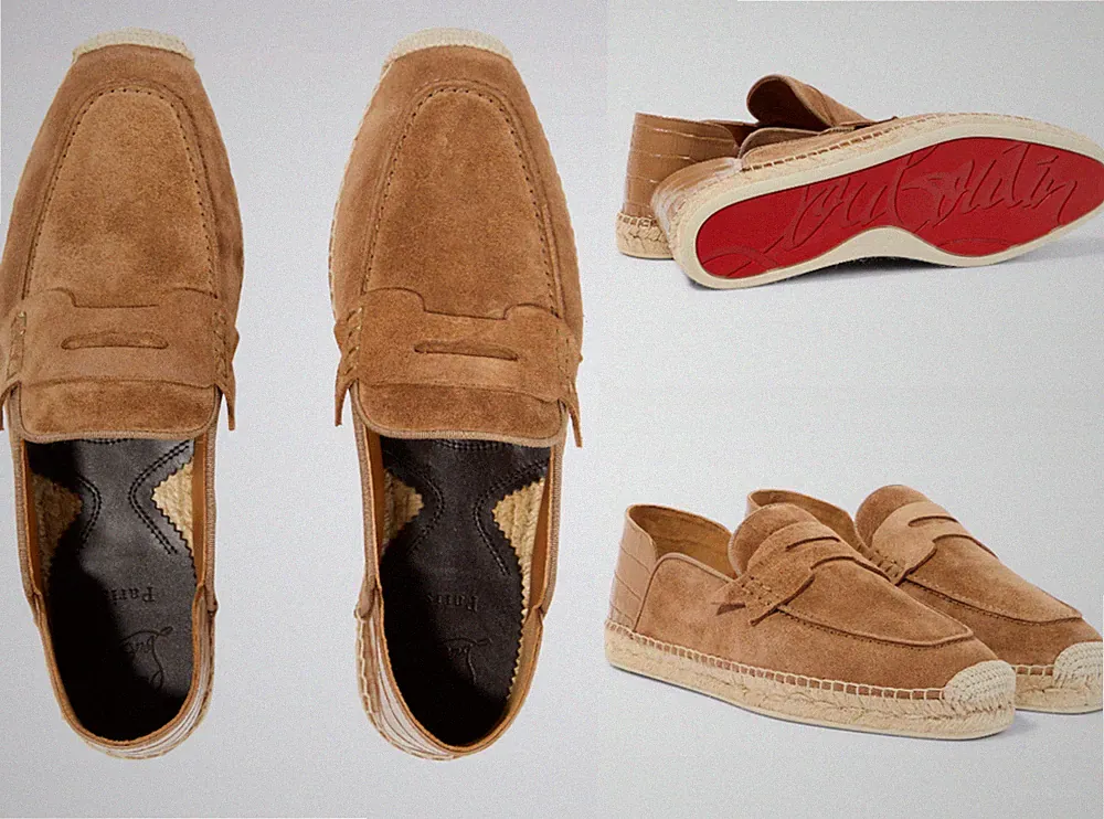 CHRISTIAN LOUBOUTIN Espadrilles Loafers Slippers Sneakers Schuhe Turnschuhe 43