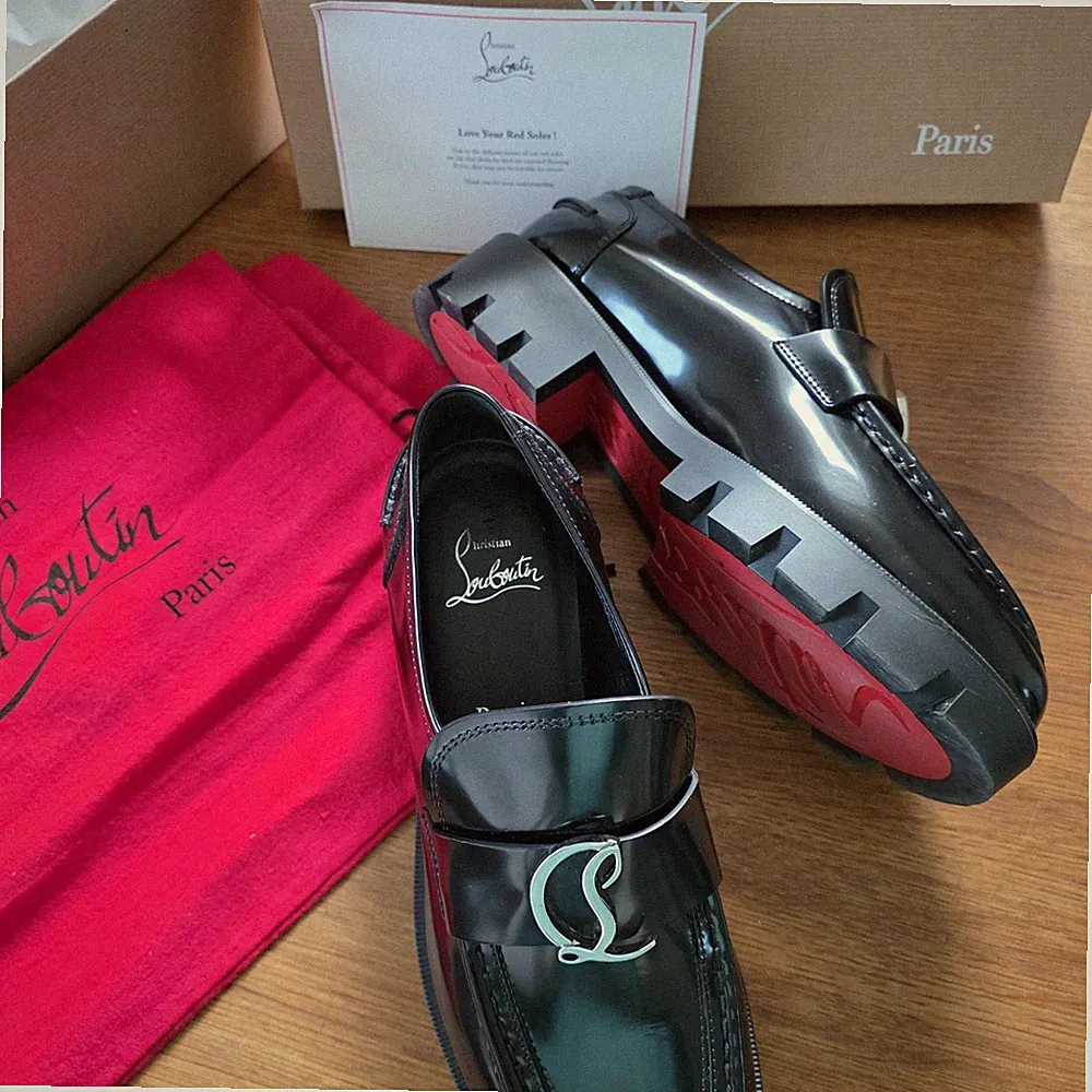 Christian Louboutin Loafer 38,5 – wie neu – Plateau 5–6 cm – NP ~900€