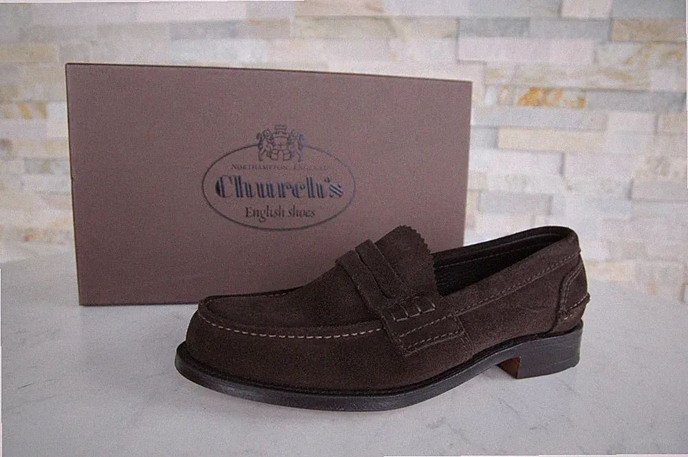 Church's EU 39,5 UK 5.5 Slipper Halbschuhe Loafer Pembrey braun NEU ehem UVP890€