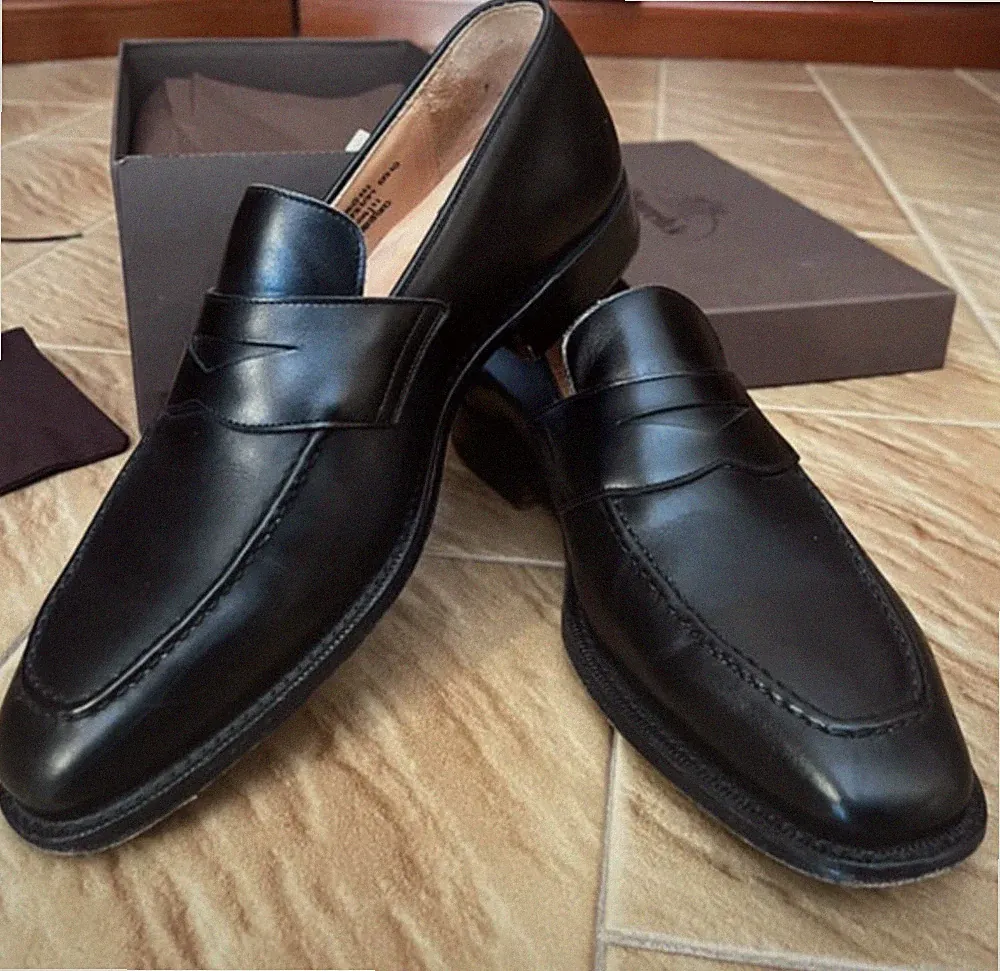 church's Halbschuh Penny Schwarz 75 UK