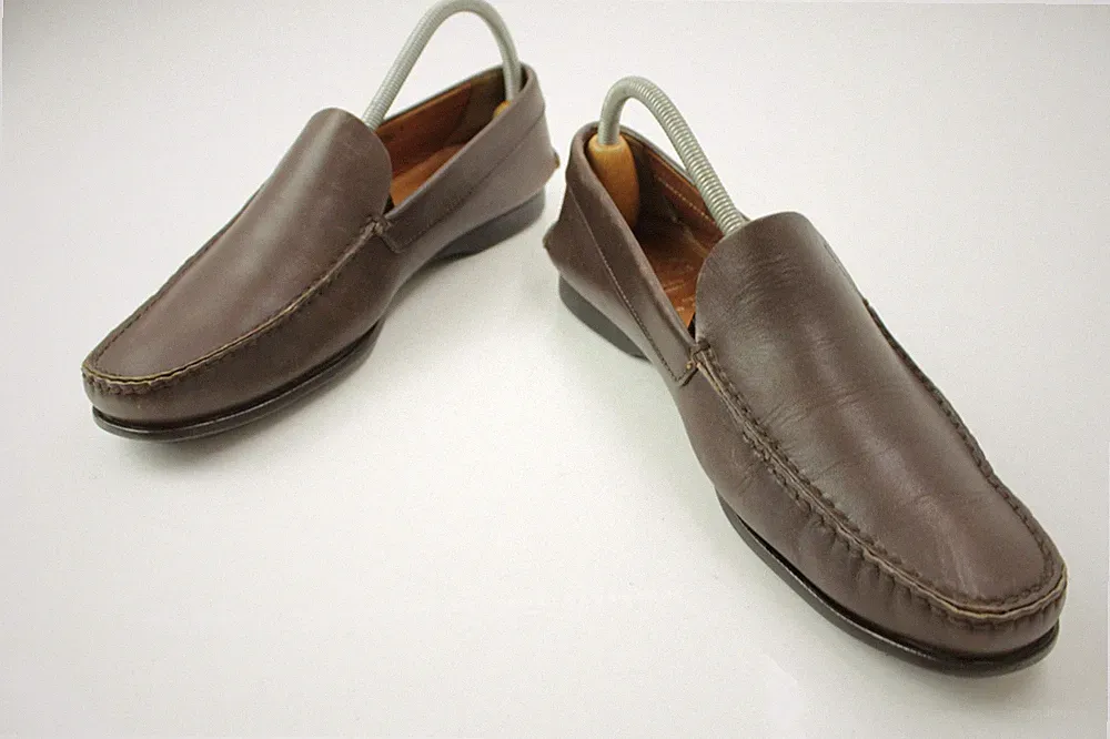 Church's Herren Slipper Mokassin Braun Leder Loafer UK 7 EU 41 Made in England