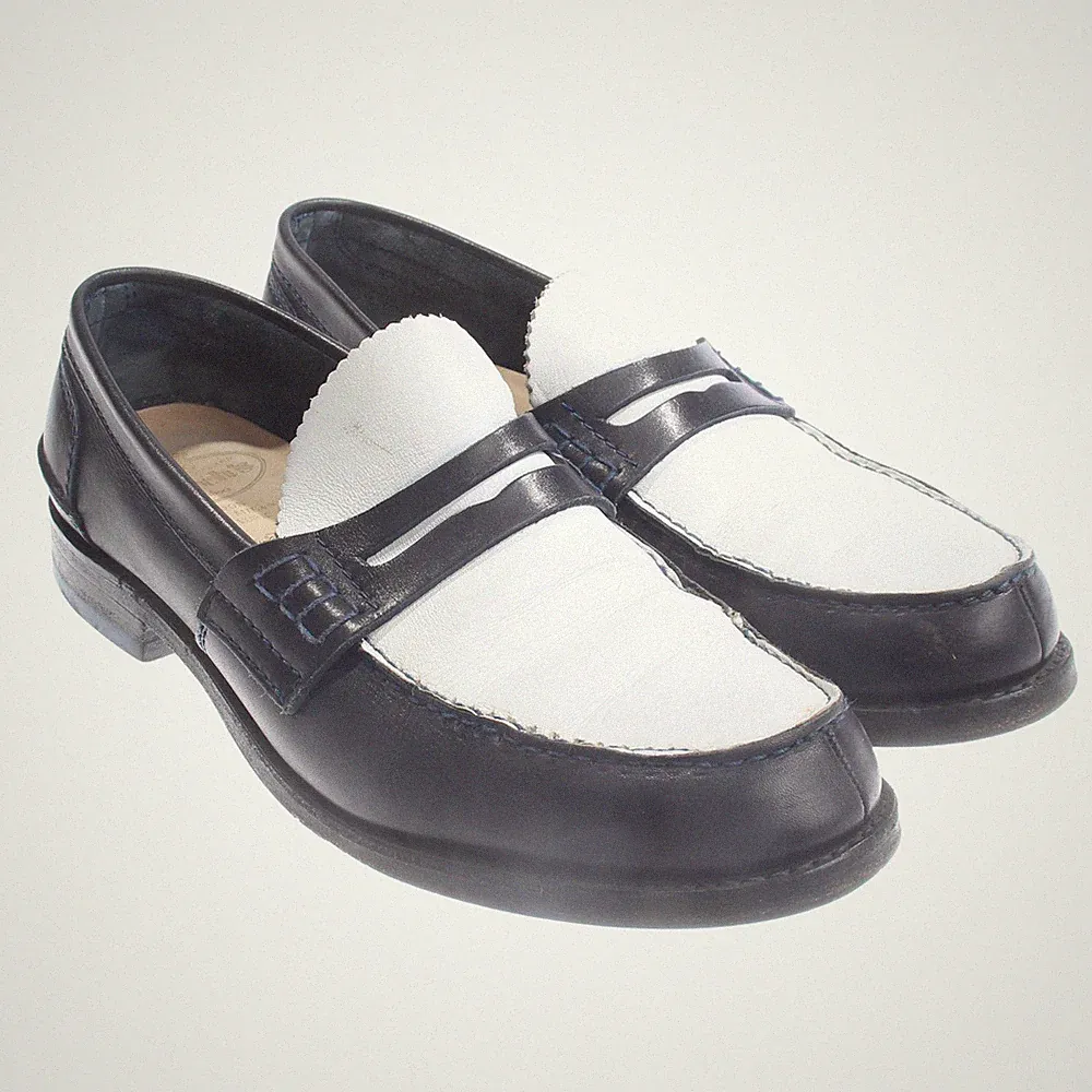 Church´s Loafers 42 EUR / 80 Weiß Blau Sehr gut