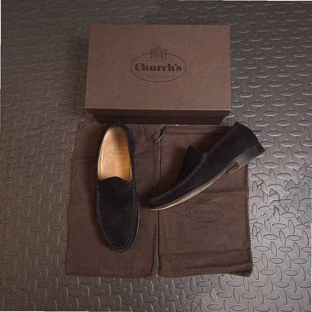 Zum Reisen Leder-Loafer