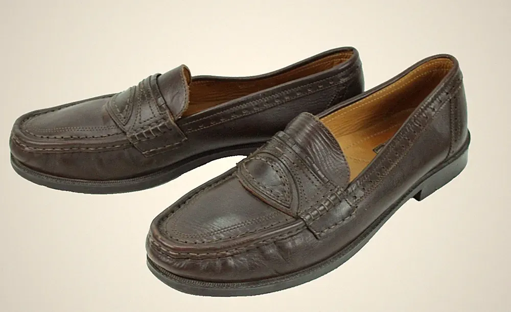 Cincinatti Mokassins Herren Schuhe Slipper Leder braun Gr. 45 Loafer FS241