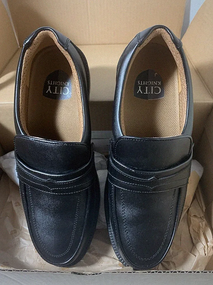 City Knights Senator Slipper Halbschuhe Stahlkappe Größe 8