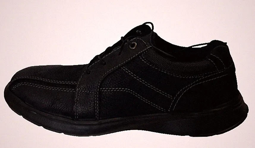 Clarks Bradley Walk Oxfordschuh Herren Schwarz Schnürschuh UK 6,5 US 7,5 EU 40