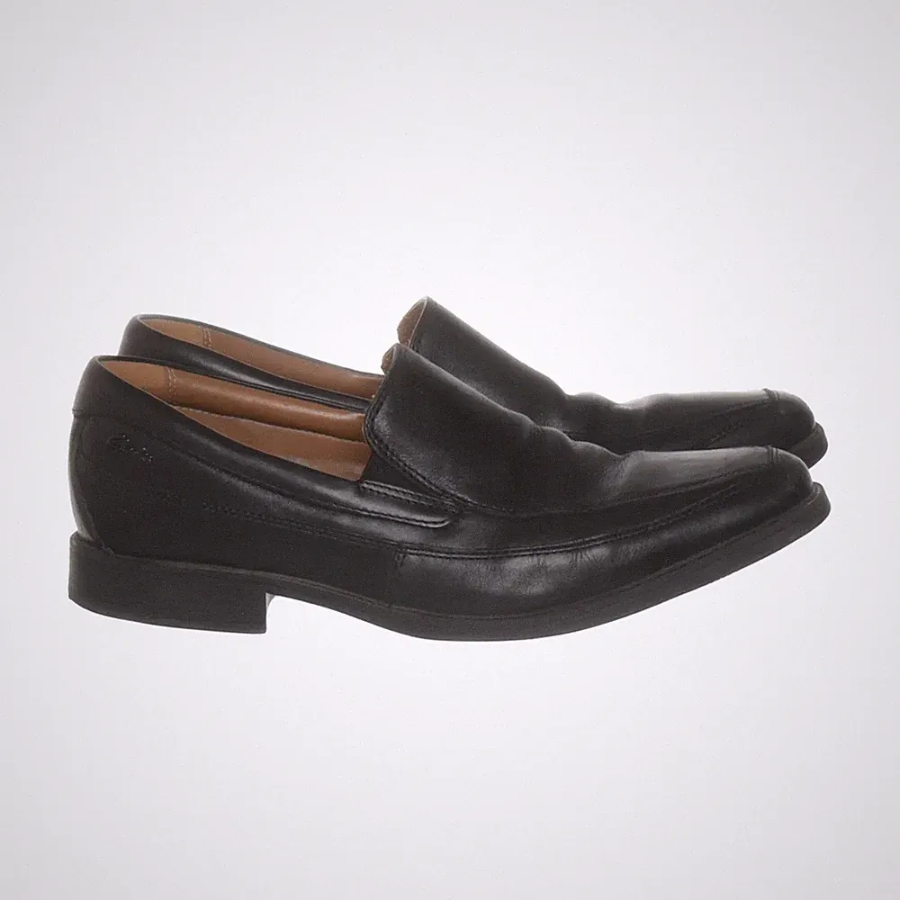 Clarks Collection, Loafers, Größe: 44 1/2, Schwarz, Herren #XRu
