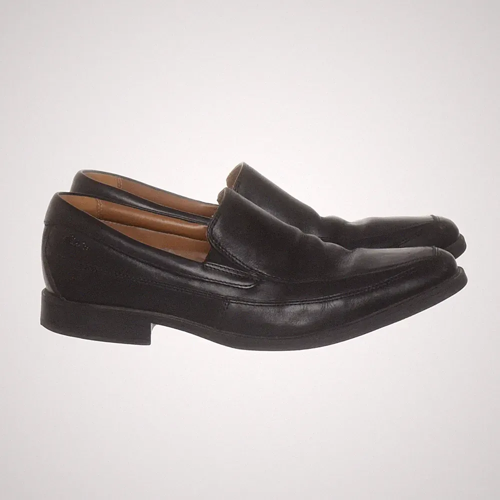Clarks Collection, Loafers, Größe: 44 1/2, Schwarz, Herren #Y5K