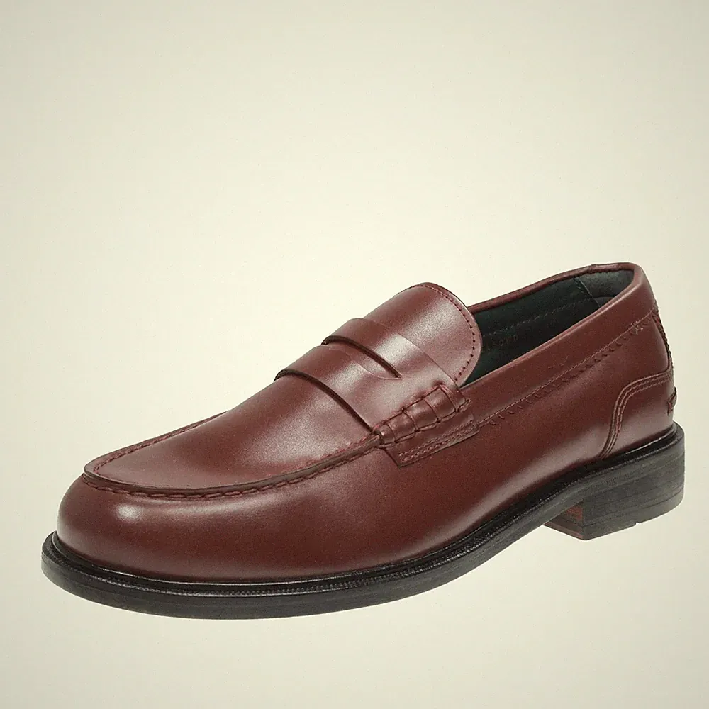 Clarks Craftjames - College Leder Halbschuhe Gr. Moro - Größe 44 [9,5 US 27,6cm