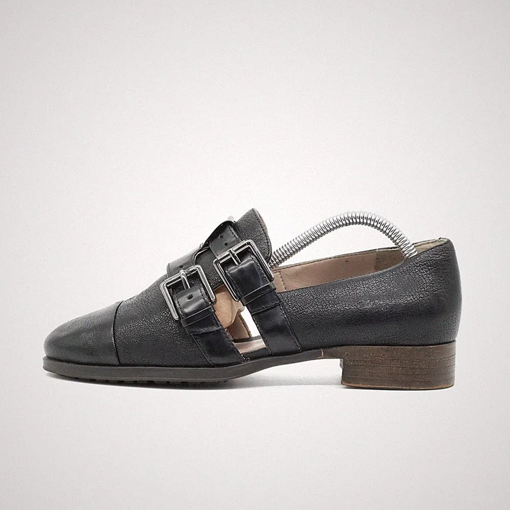 Clarks Damen Halbschuh EU 38 Narrative Schwarz Leder Loafer
