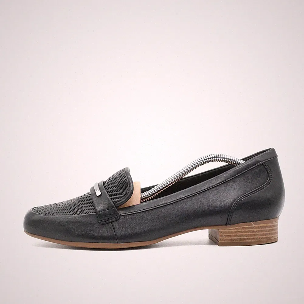 Clarks Damen loafer EU 42.5 collection schwarz klassisch