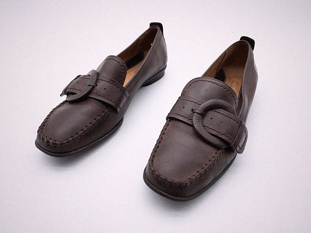 Clarks Damen Mokassin Slipper Halbschuh Loafer Schlupfschuh Gr39 EU Art 17738-50