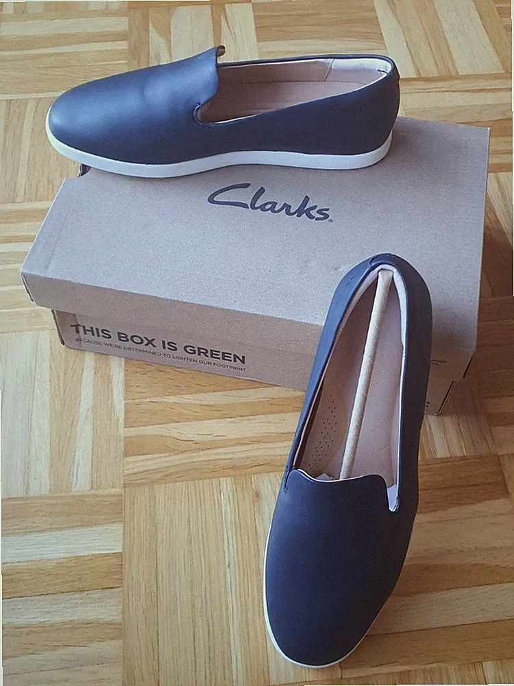 CLARKS Echtleder Loafer 38 NEU Slipper Schlupfschuhe AceLite