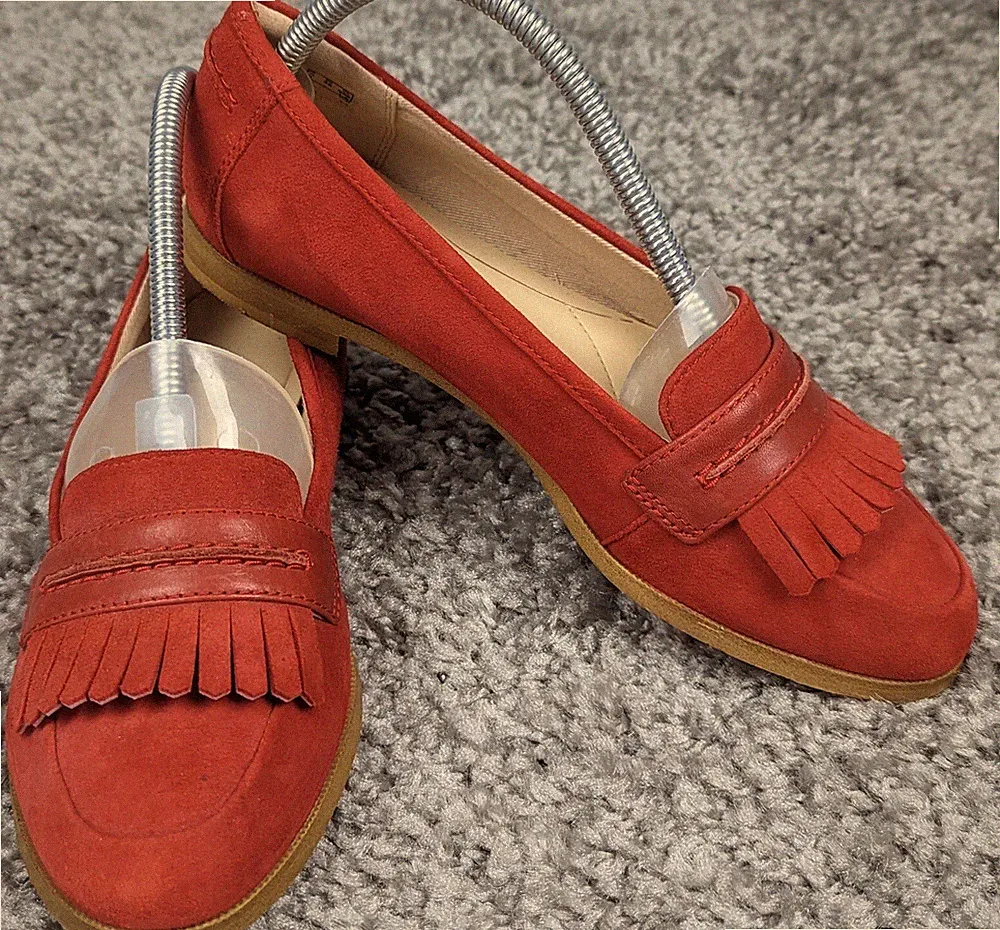 Clarks Halbschuhe Flats Comfortschuhe UK Größe 5D sehr guter Zustand CL82326