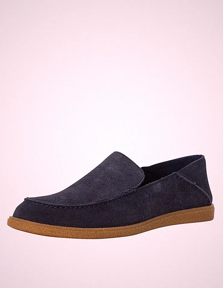 Clarks Herren Clarkbay Step Wildleder Halbschuhe Navy Wildleder UK Größe 10 G EU 44,5