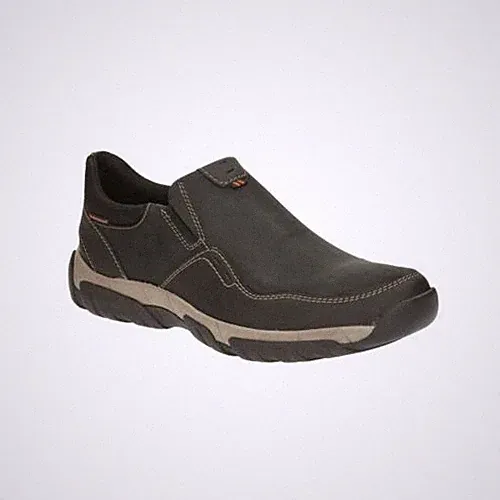 Clarks Herren GTX Walbeck Loafer Schwarz Wasserdicht Leder Slip-On UK 12