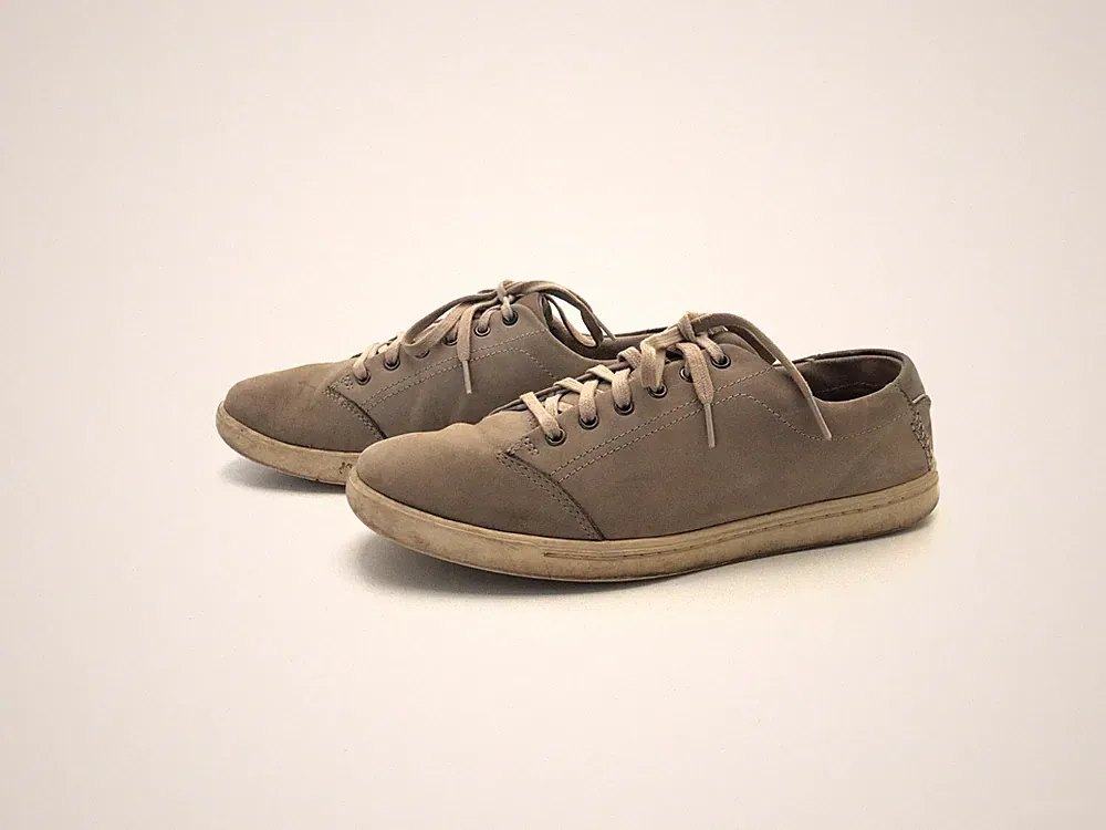 Clarks Herren Halbschuh Schnürer Loafers Comfort Grau Gr. 42 (UK 8)
