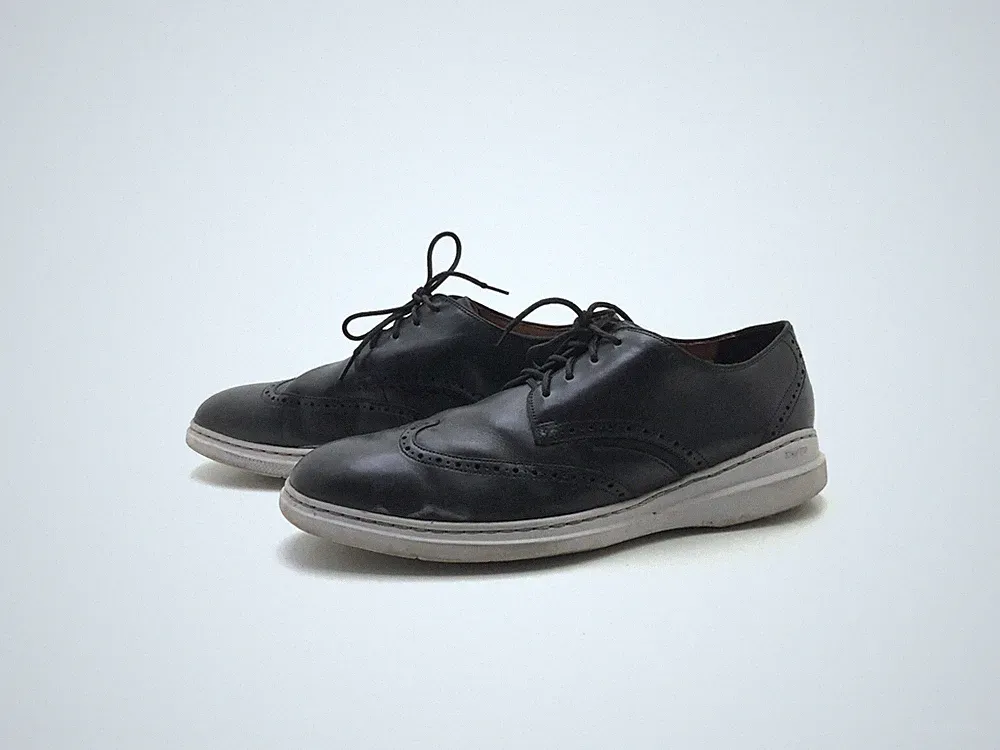 Clarks Herren Halbschuhe Schnürer Loafers Comfort Schwarz Gr. 45 (UK 10,5)