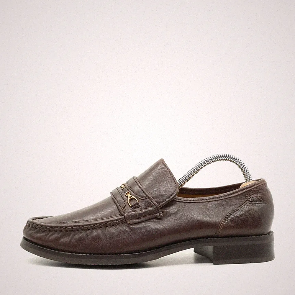 Clarks Herren Slipper EU 43 Mokassin Dunkelbraun Classics