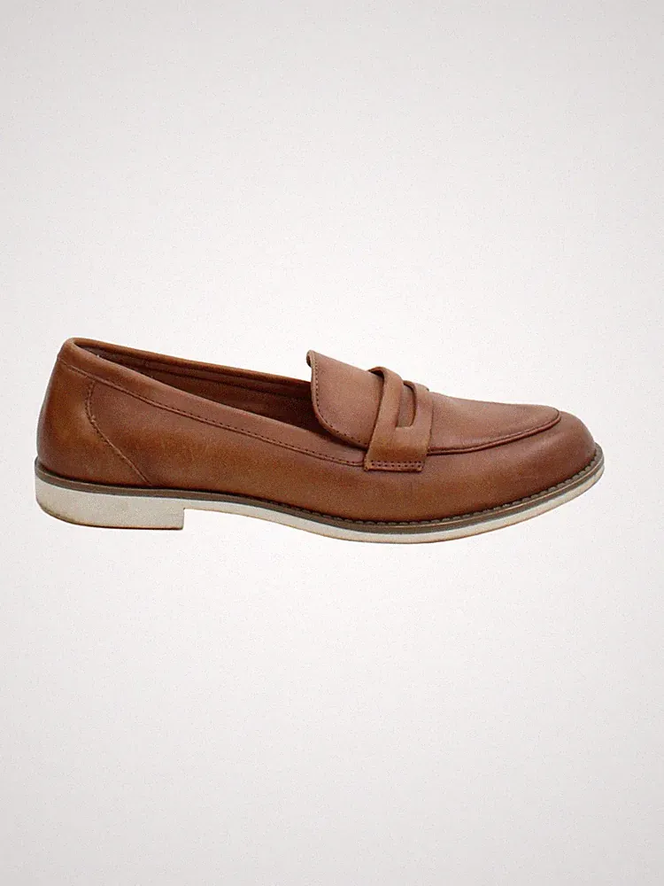 Clarks Herrenschuhe UK 5 Braun 100% Leder Halbschuh