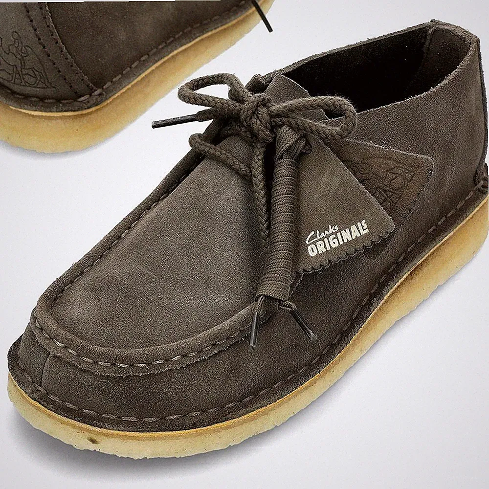 Clarks Leder Mokassins 26178174 MOLE GREY 127306637