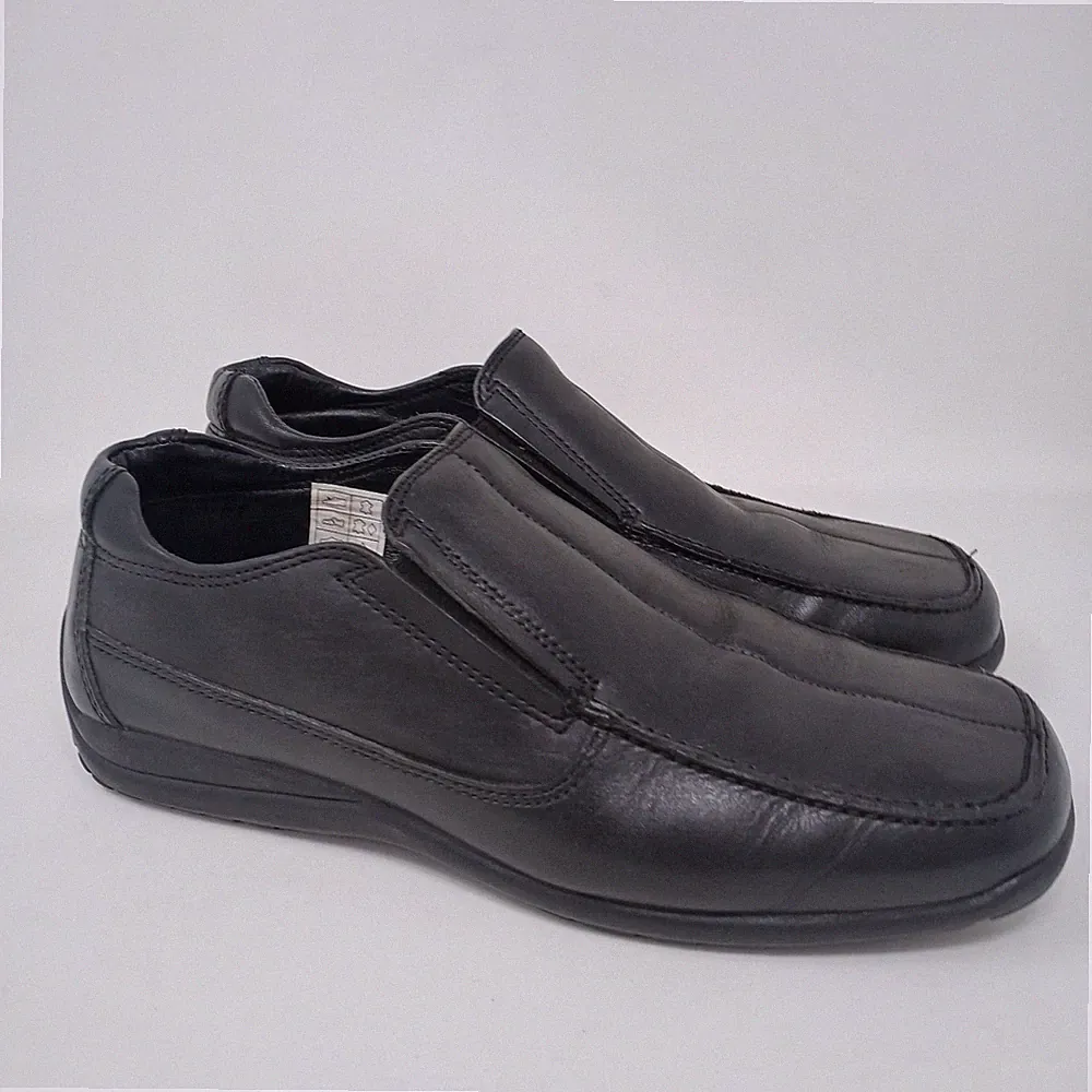 Clarks Merriot Halbschuh Schuh Herren UK 8,5 schwarz Slipper