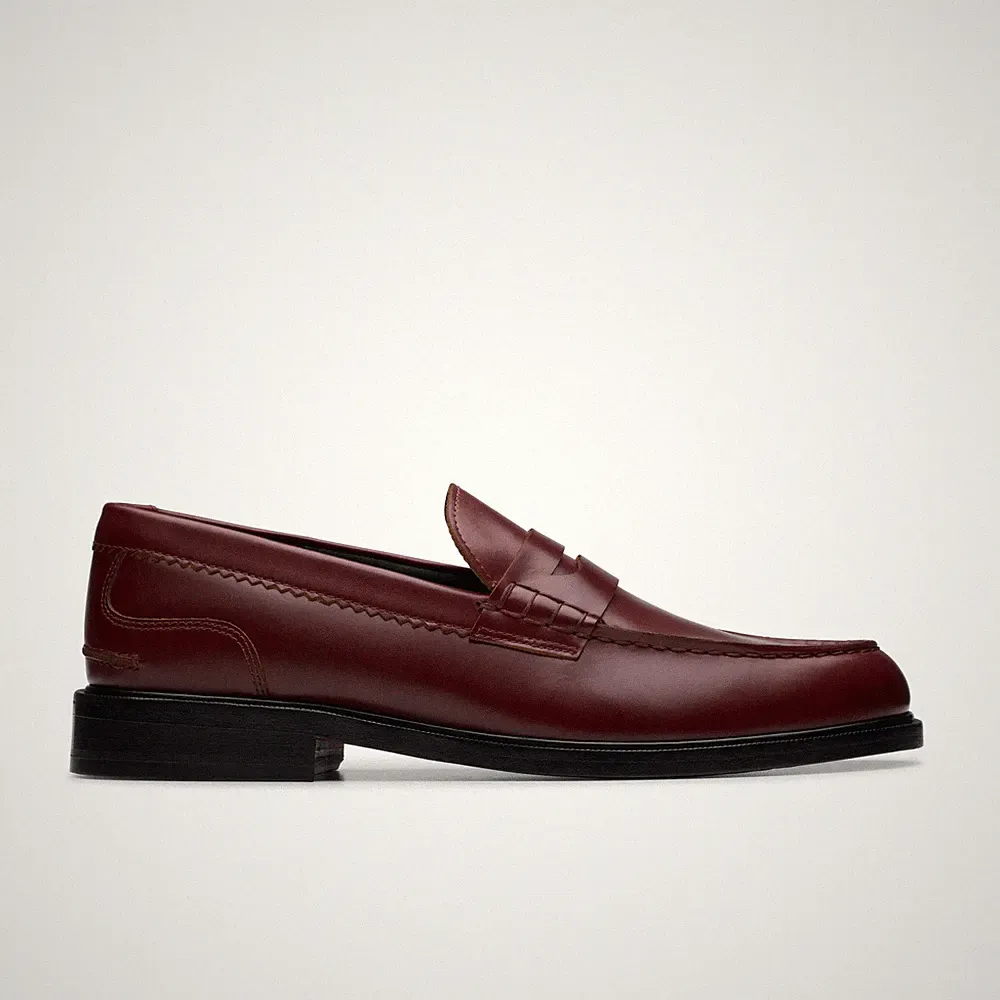 Clarks Originals Craft James Loafer Burgunderrot Loafer Herrenschuhe 41 42 43