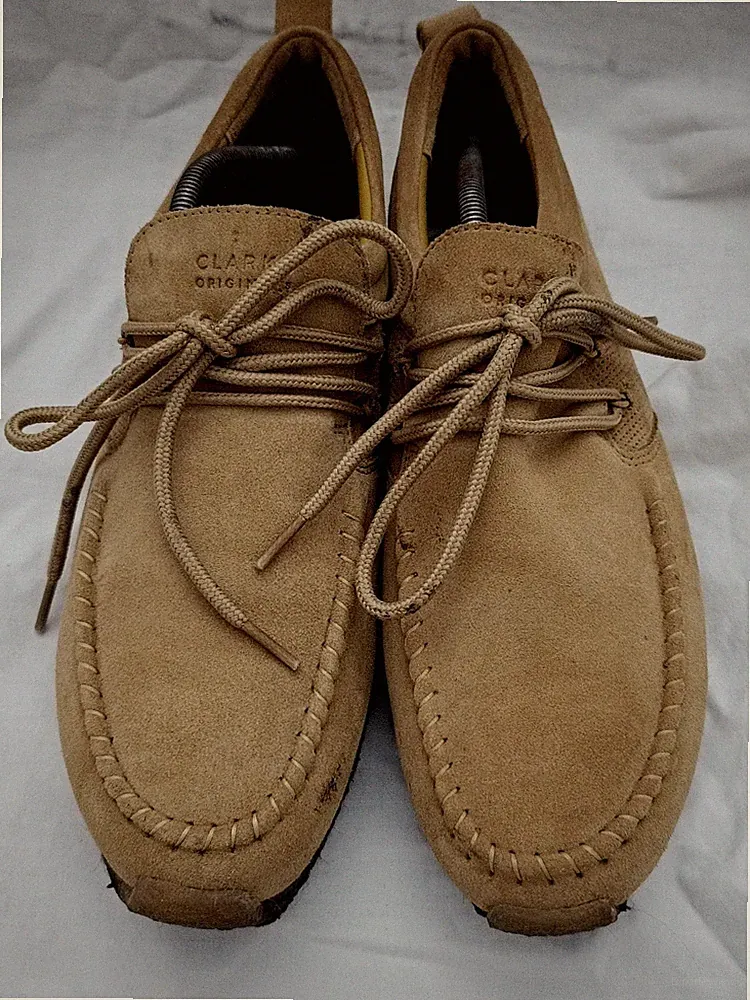 Clarks Schuhe 9,5 44 Maycliffe Originals Sneaker Shoes wallabee ronnie fieg rar