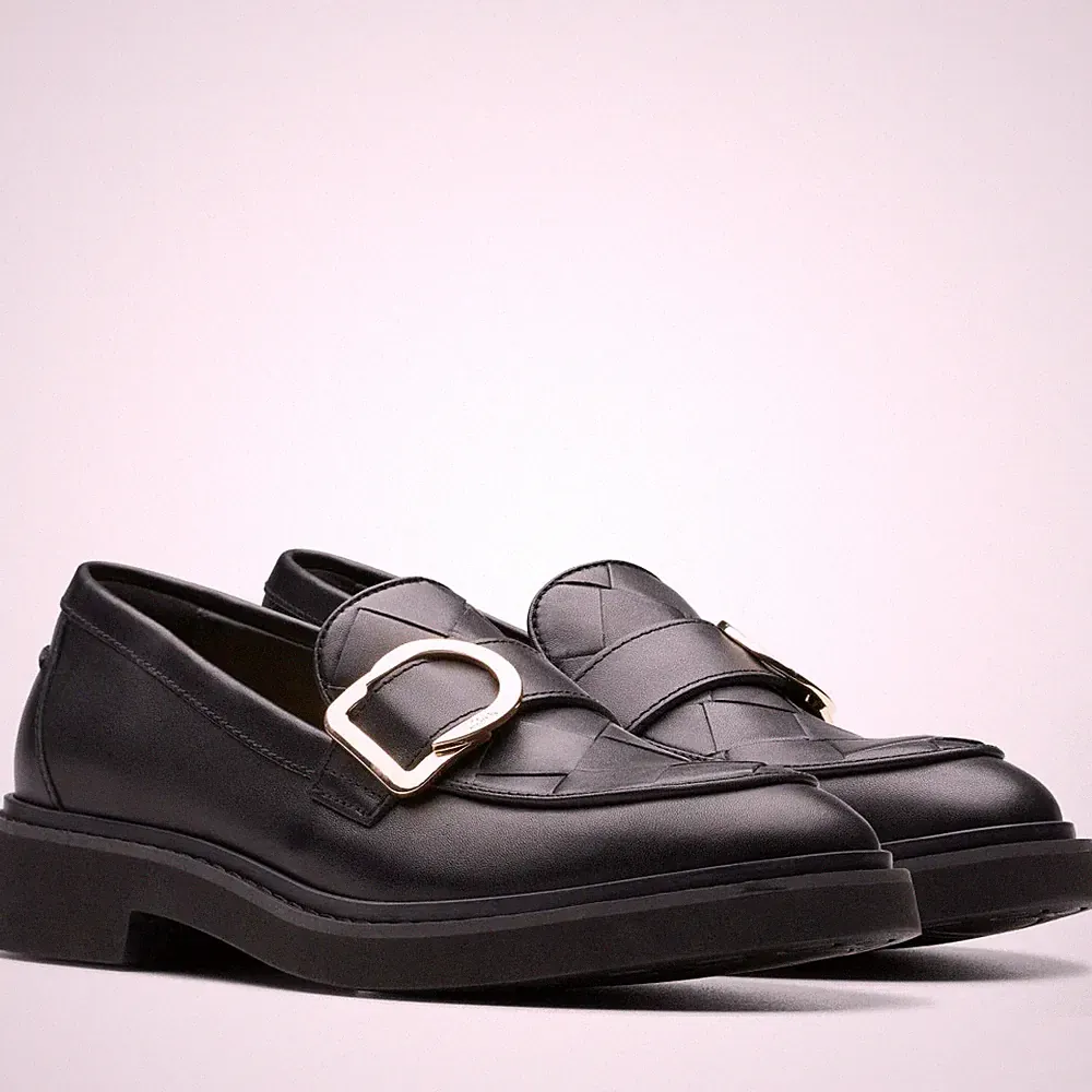 Clarks Splend Damen Schwarze Leder Loafer Elegant CL26176778
