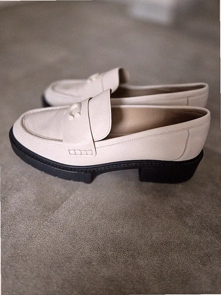 Coach Damen Loafers Creme Gr.38,5