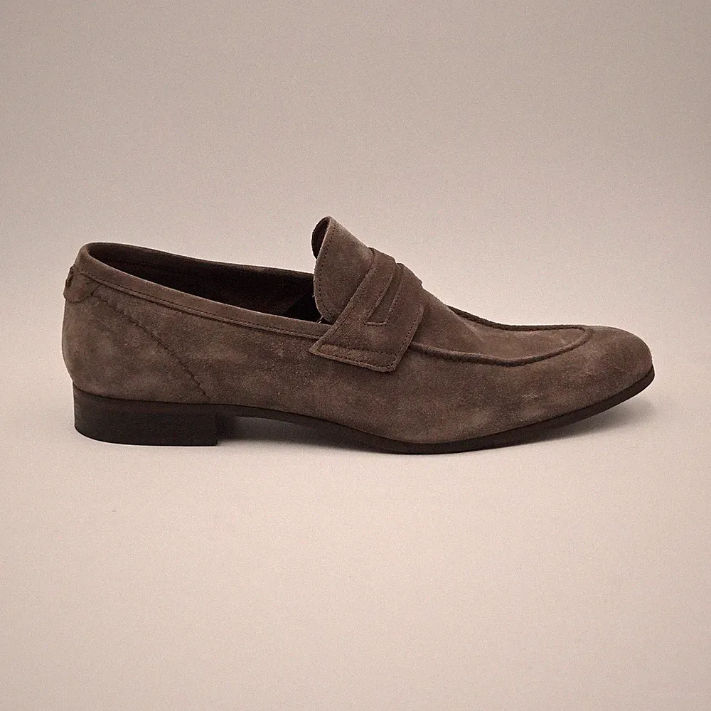 Cod-e Herrenschuhe Gr. 45 Halbschuhe grau Wildleder 24CND