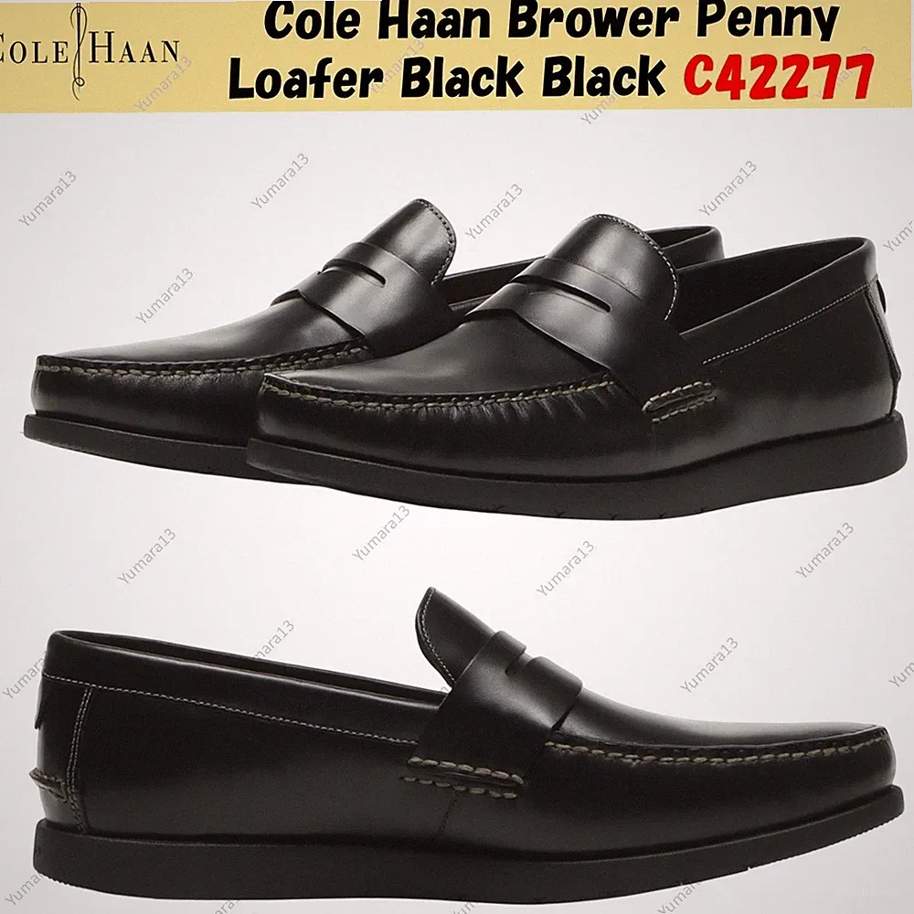 Cole Haan Brower Penny Loafer Schwarz Schwarz C42277 Herren Gr.