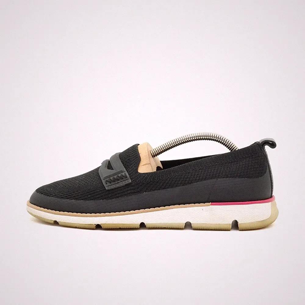 Cole Haan Damen Grand 360 Loafer Schwarz Mesh Atmungsaktiv Slipper EU 39