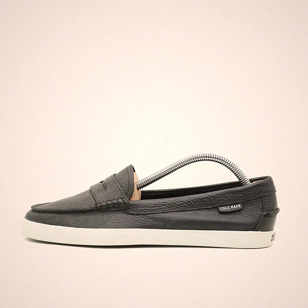 Cole Haan Damen Grand.ØS Loafer schwarz Leder Low-Top Bequem Pennyloafer EU 39