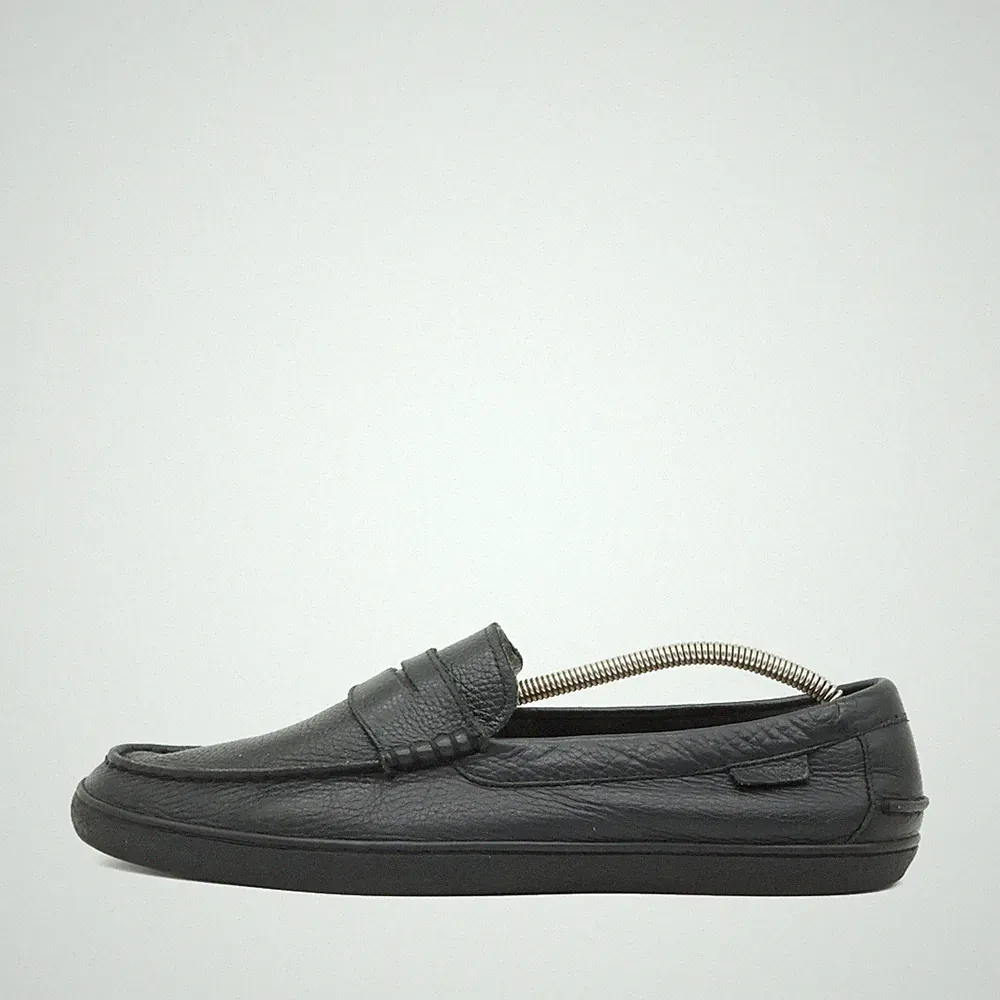 Cole Haan Herren 3433 Slipper Schwarz Leder Komfort, Loafer Penny EU 44