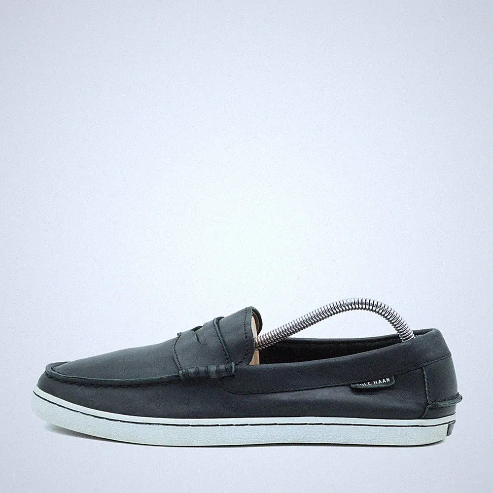 Cole Haan Herren C22750 Mokassin Schwarz Leder Bequem Loafer Slipper EU 41,5