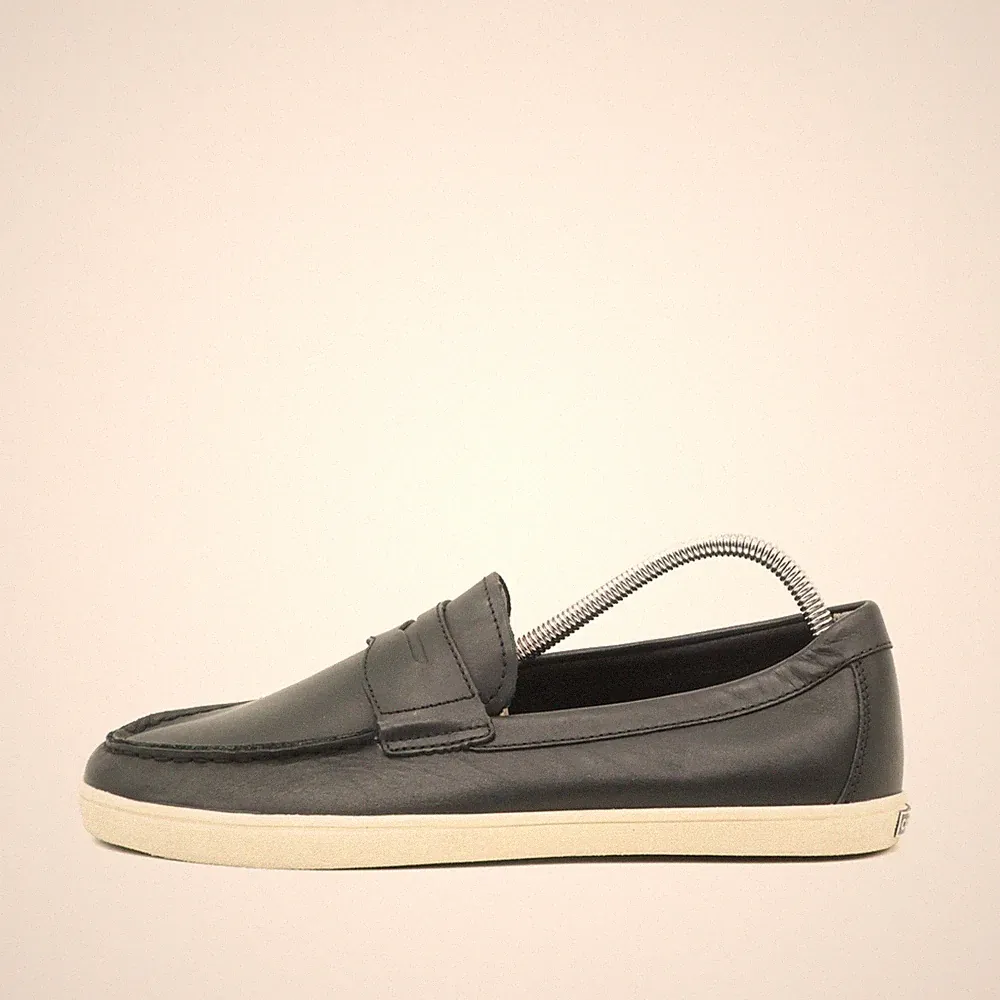 Cole Haan Herren C26427 Slipper Schwarz Leder Penny Loafer Pennyloafer EU 42