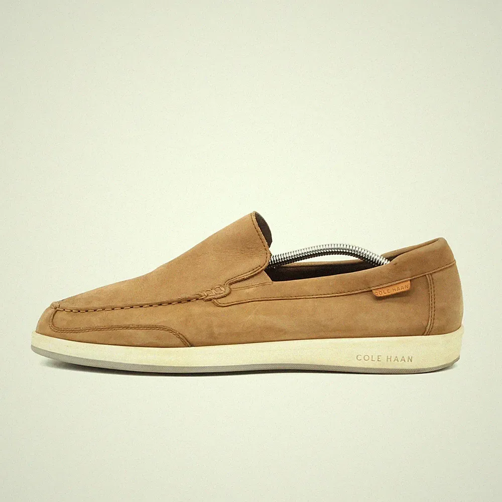 Cole Haan Herren C27066 Loafer Braun Leder Rutschfest Slipper EU 46