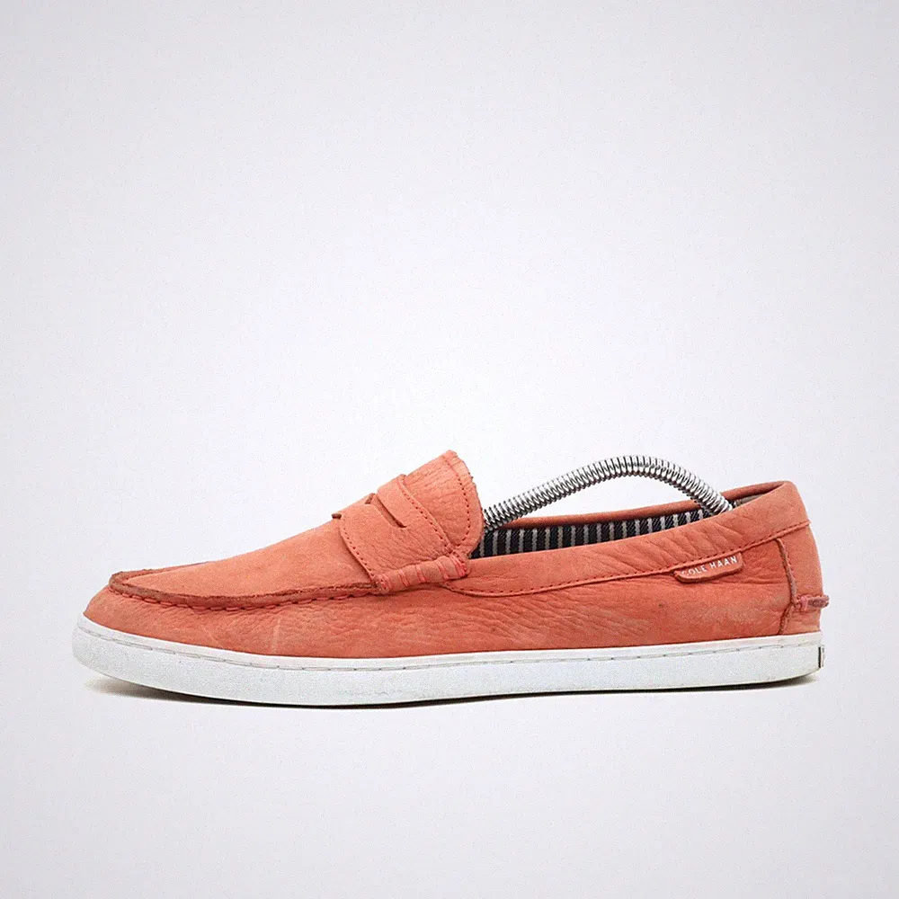 Cole Haan Herren Freizeitschuh EU 42,5 Grand.OS Koralle Leder Loafers