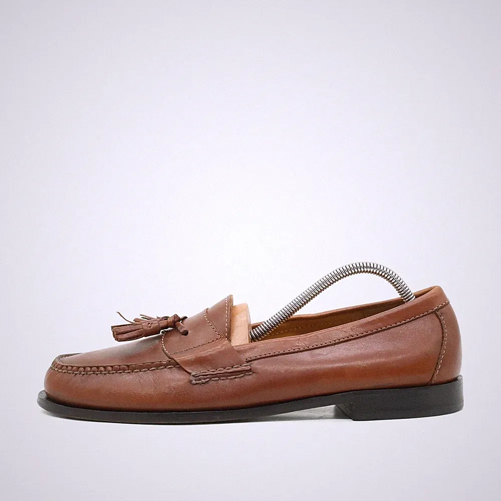 Cole Haan Herren Freizeitschuh EU 43,5 Penny Loafer Braun Leder Komfort