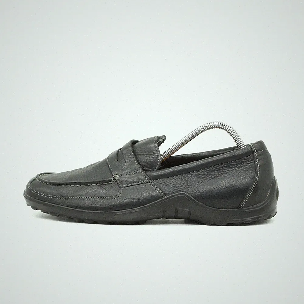 Cole Haan Herren Freizeitschuh Schwarz Leder Komfort Loafer EU 43.5