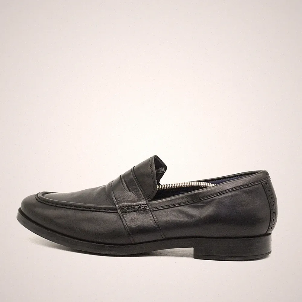 Cole Haan Herren Grand.OS Penny Loafer Schwarz Businessschuhe EU 44,5