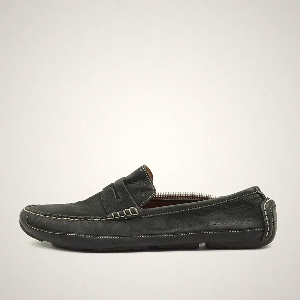 Cole Haan Herren Loafer EU 44,5 C31488 Schwarz Leder Original Mokassin