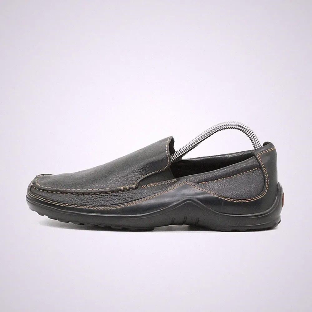 Cole Haan Herren Loafer Schwarz Leder Komfortsohle Slipper EU 41.5